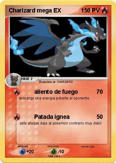 Pokemon Charizard mega EX