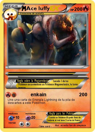 Pokemon Ace luffy