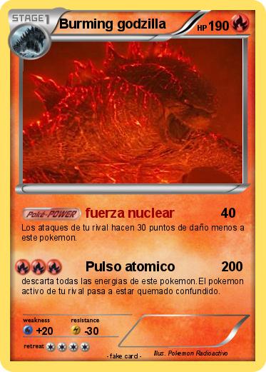Pokemon Burming godzilla