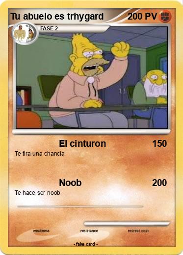 Pokemon Tu abuelo es trhygard