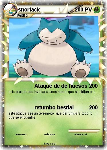 Pokemon snorlack