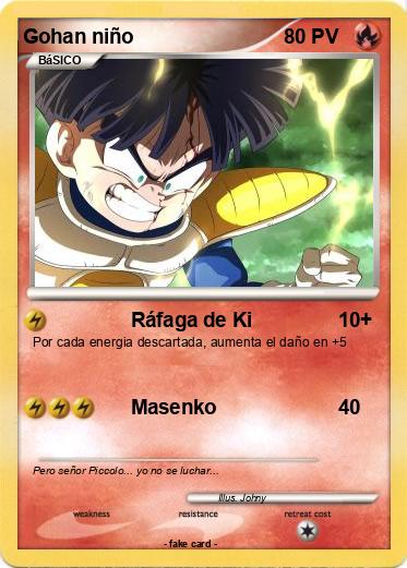 Pokemon Gohan niño