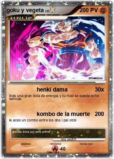 Pokemon goku y vegeta