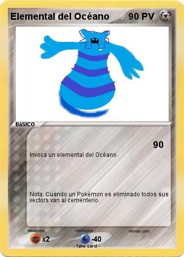 Pokemon Elemental del Océano