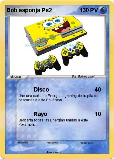 Pokemon Bob esponja Ps2