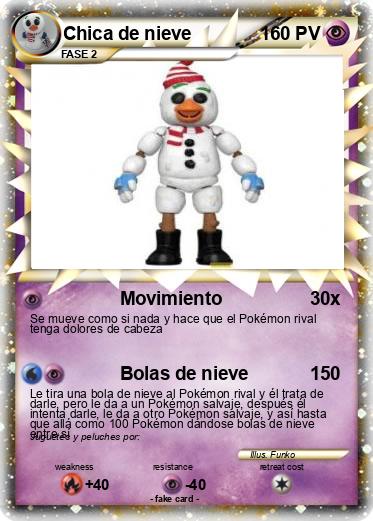 Pokemon Chica de nieve