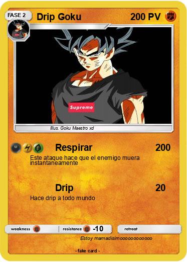 Pokemon Drip Goku