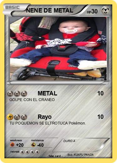 Pokemon NENE DE METAL