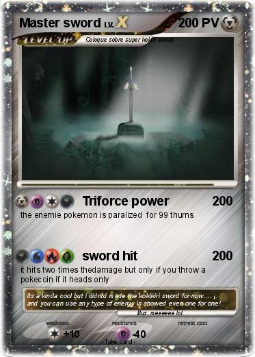 Pokemon Master sword