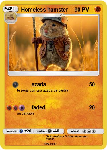 Pokemon Homeless hamster