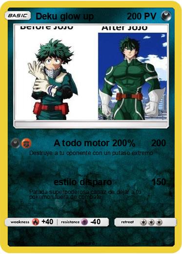 Pokemon Deku glow up