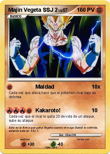 Pokemon Majin Vegeta SSJ 2