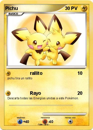 Pokemon Pichu