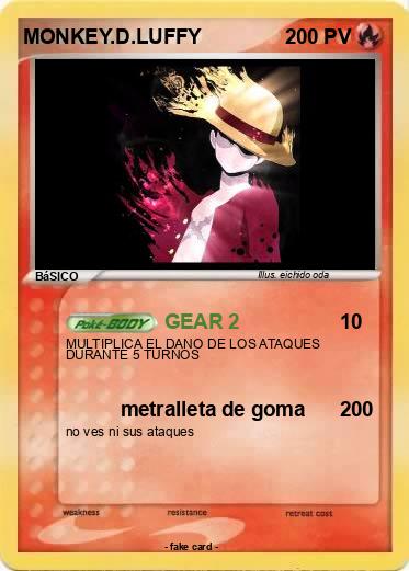 Pokemon MONKEY.D.LUFFY