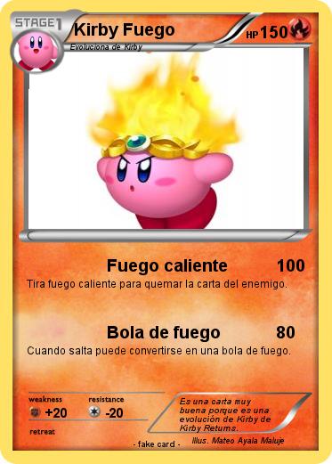 Pokemon Kirby Fuego