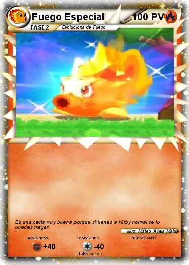 Pokemon Fuego Especial