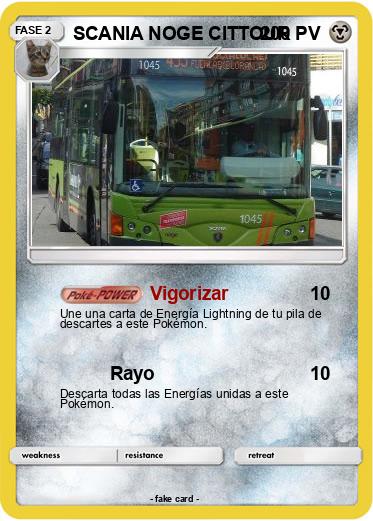 Pokemon SCANIA NOGE CITTOUR