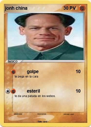 Pokemon jonh china