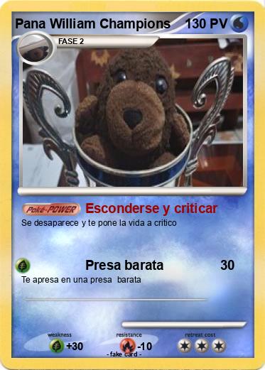 Pokemon Pana William Champions