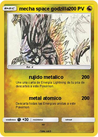 Pokemon mecha space godzilla