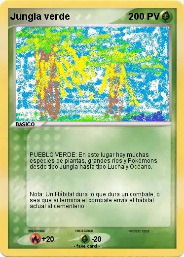 Pokemon Jungla verde