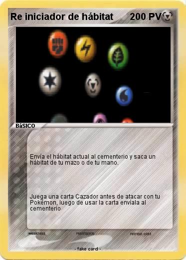 Pokemon Re iniciador de hábitat