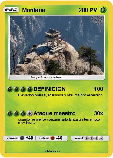Pokemon Montaña