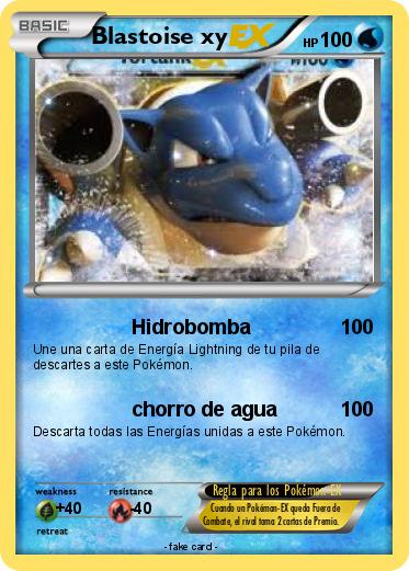 Pokemon Blastoise xy