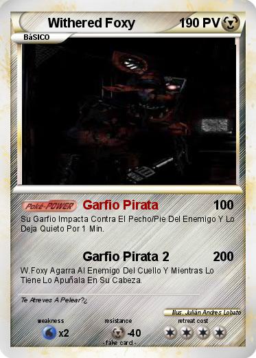 Pokemon Withered Foxy