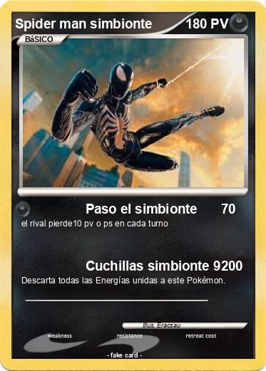 Pokemon Spider man simbionte