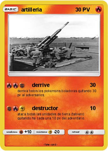 Pokemon artilleria
