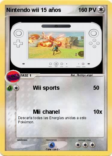 Pokemon Nintendo wii 15 años