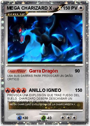 Pokemon MEGA CHARIZARD X