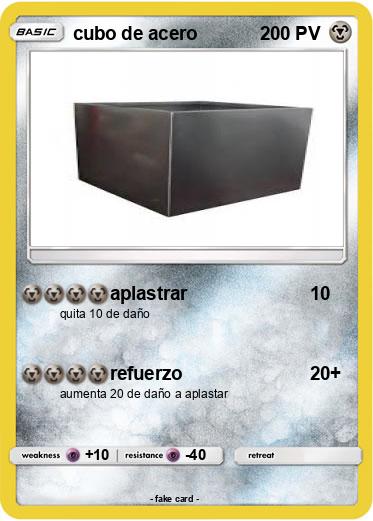 Pokemon cubo de acero