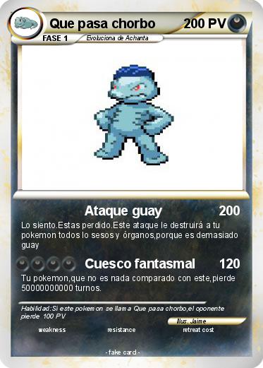Pokemon Que pasa chorbo