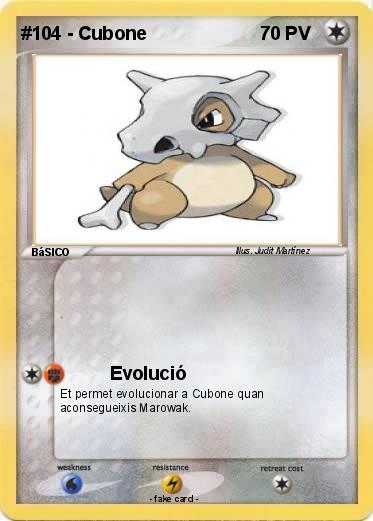 Pokemon #104 - Cubone