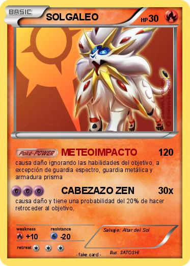 Pokemon SOLGALEO