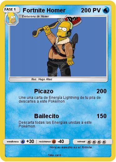 Pokemon Fortnite Homer