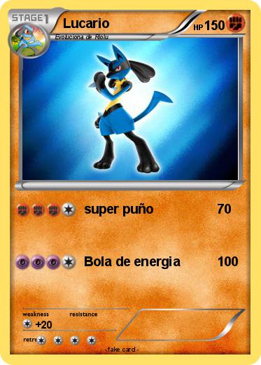 Pokemon Lucario