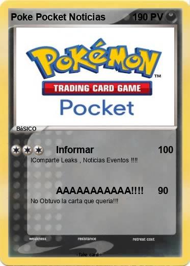 Pokemon Poke Pocket Noticias