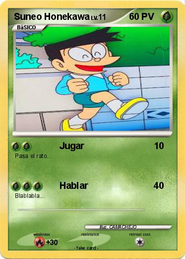 Pokemon Suneo Honekawa