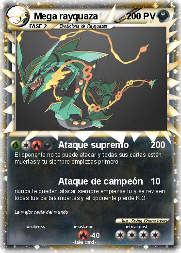Pokemon Mega rayquaza