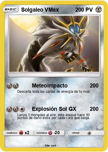 Pokemon Solgaleo VMax