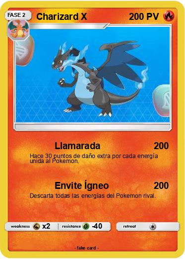 Pokemon Charizard X