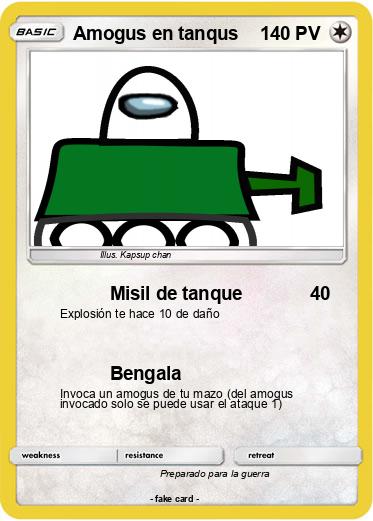 Pokemon Amogus en tanqus