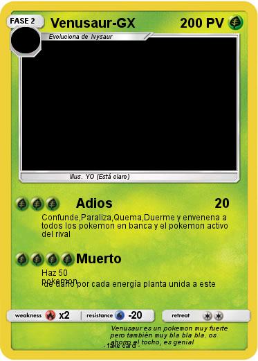 Pokemon Venusaur-GX