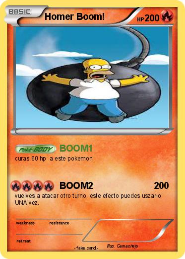 Pokemon Homer Boom!