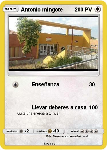 Pokemon Antonio mingote