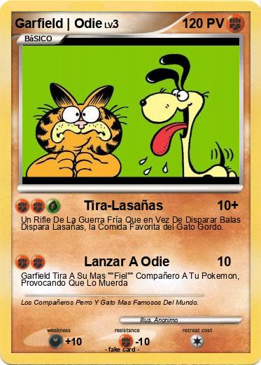Pokemon Garfield | Odie