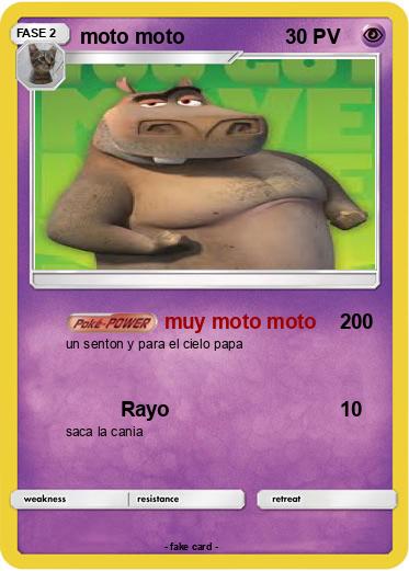 Pokemon moto moto